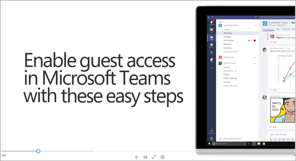 Microsoft Teams Closes In On Slack By Adding Guest Accounts Engadget