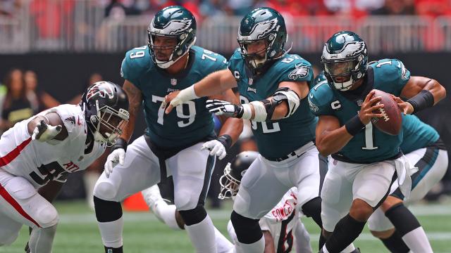 Eagles' Week 1 win highlights Jalen Hurts' skills and Matt Ryan's struggles