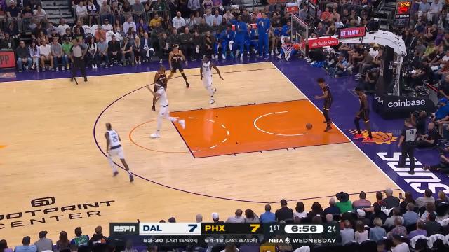JaVale McGee with a 2-pointer vs the Phoenix Suns