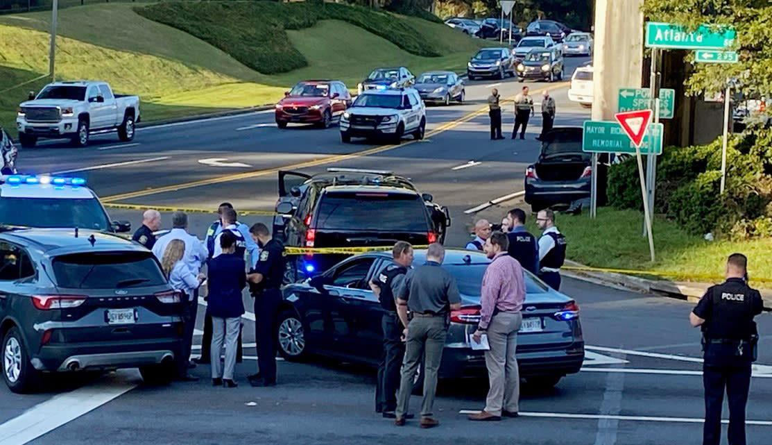 Man with bow and arrow shot by officer after carjacking in Atlanta, standoff with police