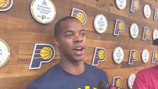 Pacers assistant Ronald Nored discusses third Summer League practice