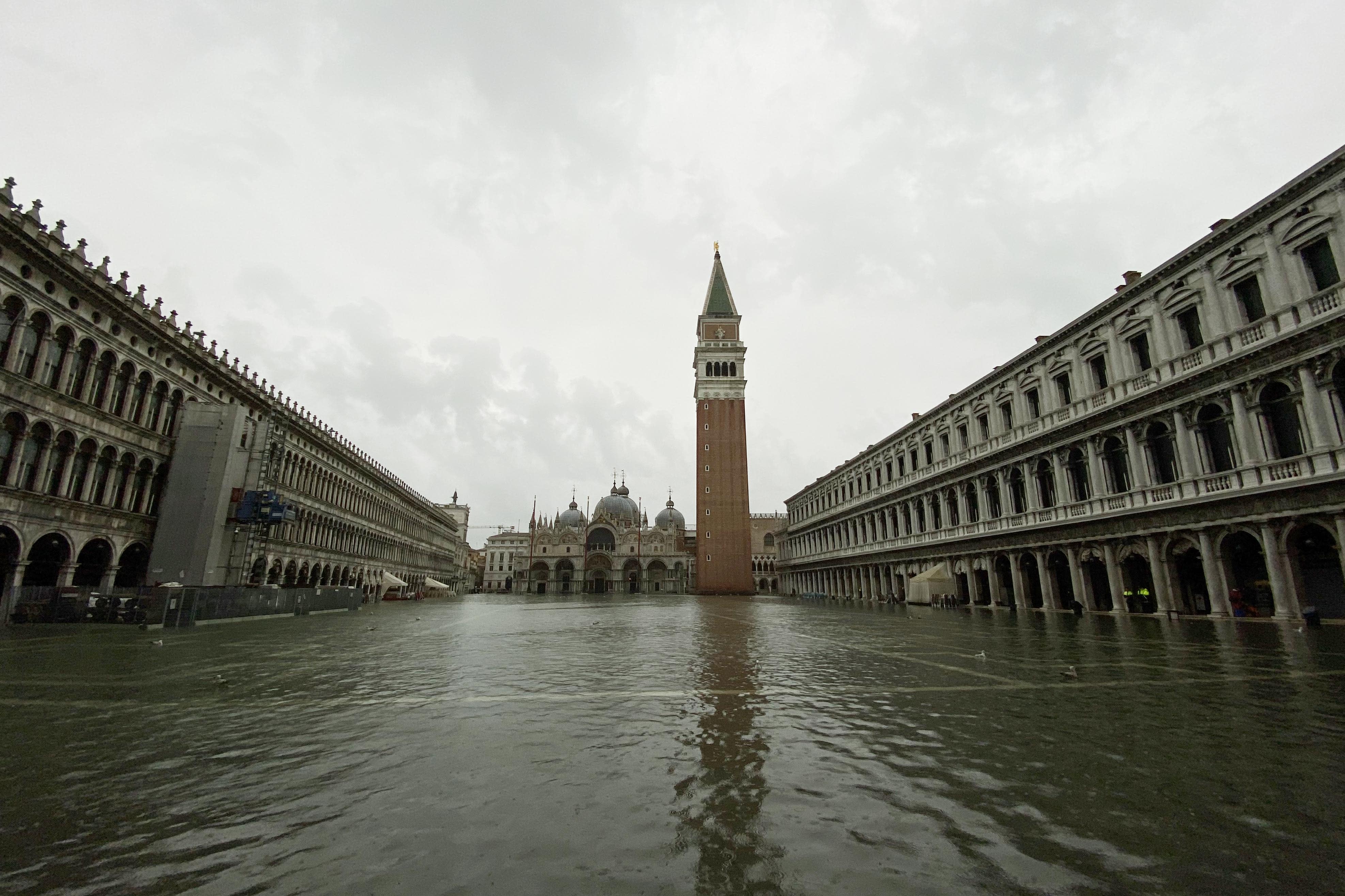 Venice Submerged In Record Setting Flood Water