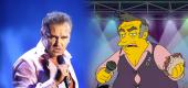 Morrissey in concert; Quilloughby on 'The Simpsons.' (Getty Images/Fox)
