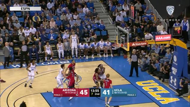 Highlights: Pac-12 title race is on as UCLA men's basketball takes top spot after wire-to-wire win over Arizona