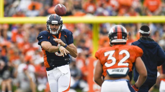 Is the Broncos backup QB currently on another roster?