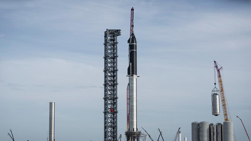 SpaceX Starship and Super Heavy stack