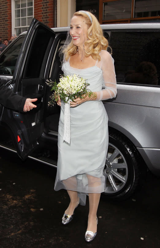 Jerry Hall's Vivienne Westwood wedding gown: a dress of two halves