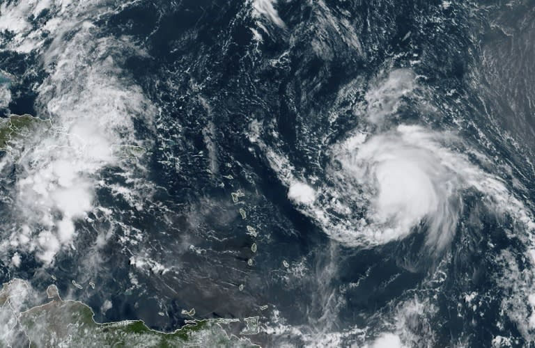 Jerry Becomes Category 1 Hurricane Swirling In Atlantic