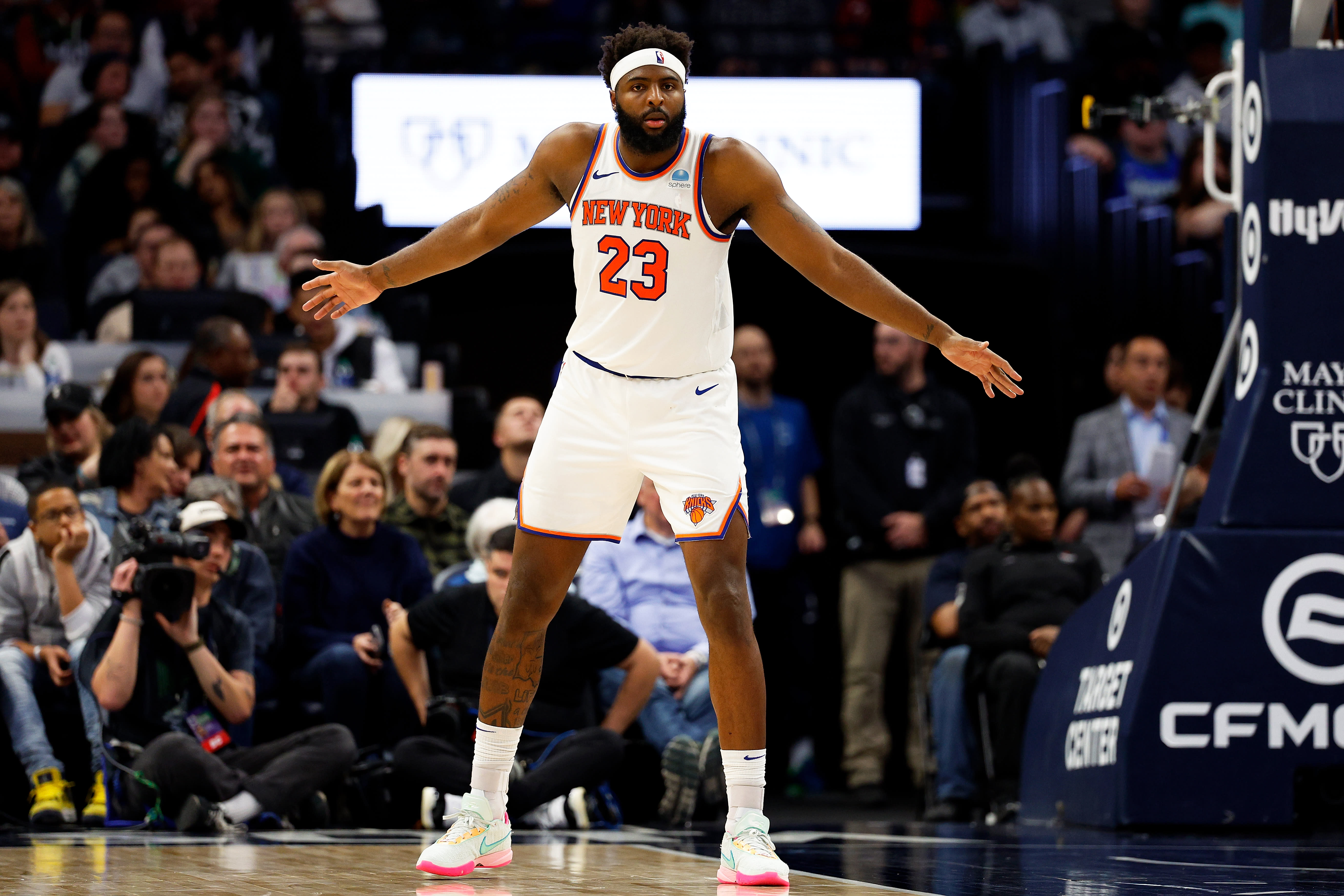 Knicks' Mitchell Robinson reportedly expected to return from ankle injury Wednesday vs. Raptors