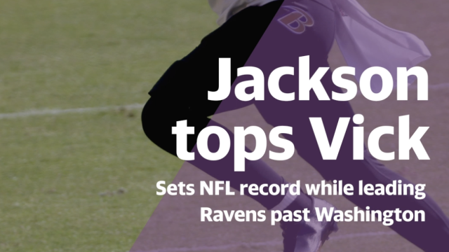 Lamar Jackson tops Michael Vick