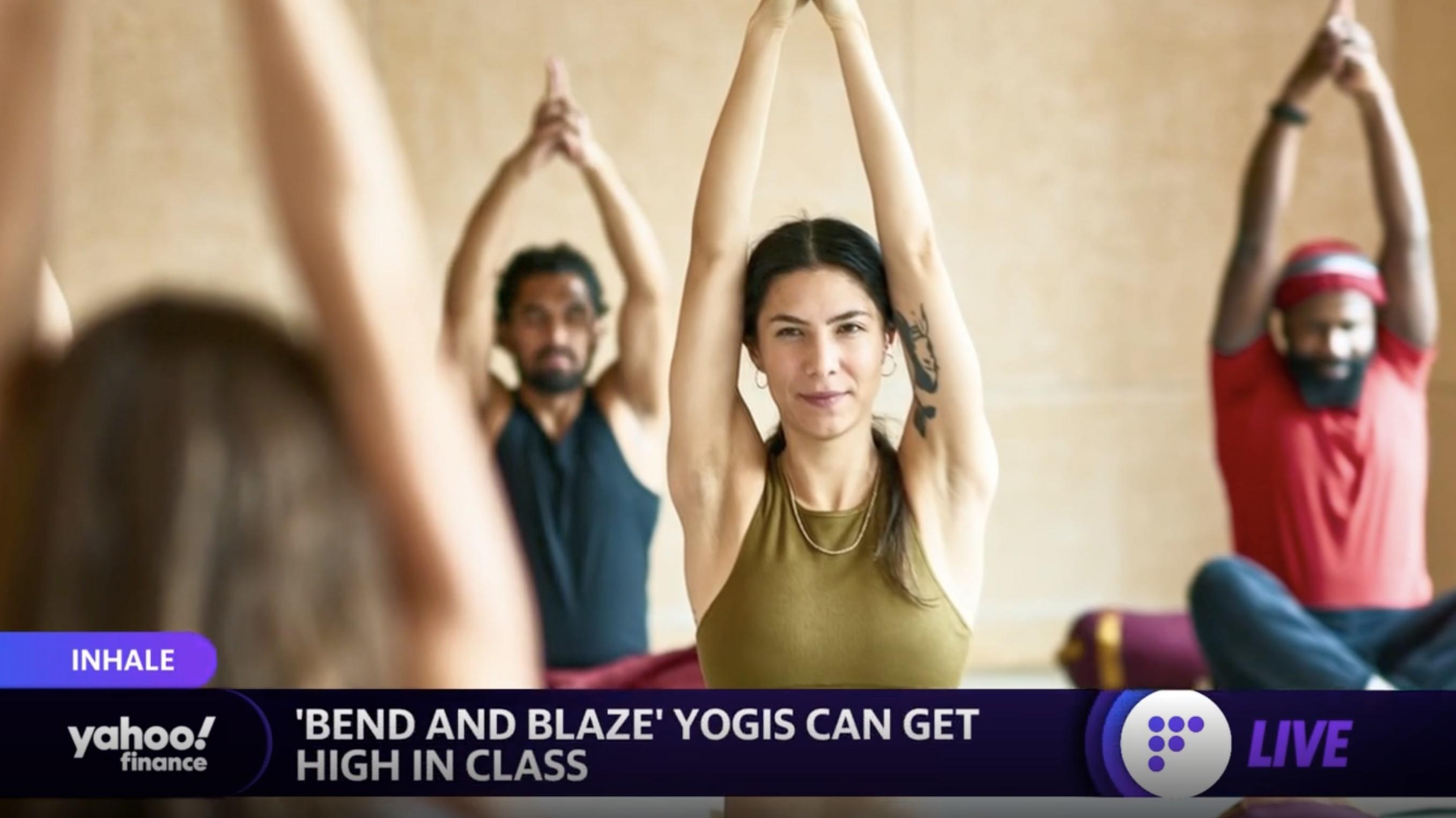 Bend & Blaze Yoga allows attendants to smoke marijuana in class