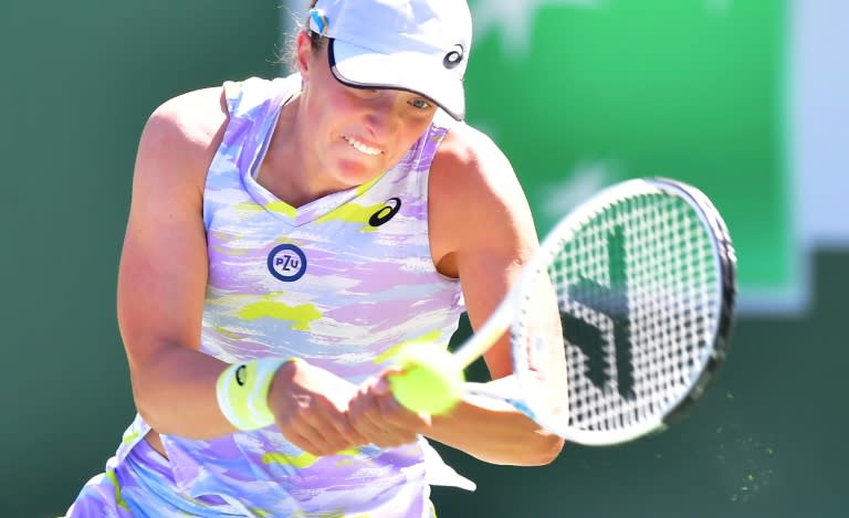 Polens Swiatek schlägt Kerber und steht im Viertelfinale von Indian Wells