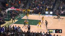 Brook Lopez hammers it home