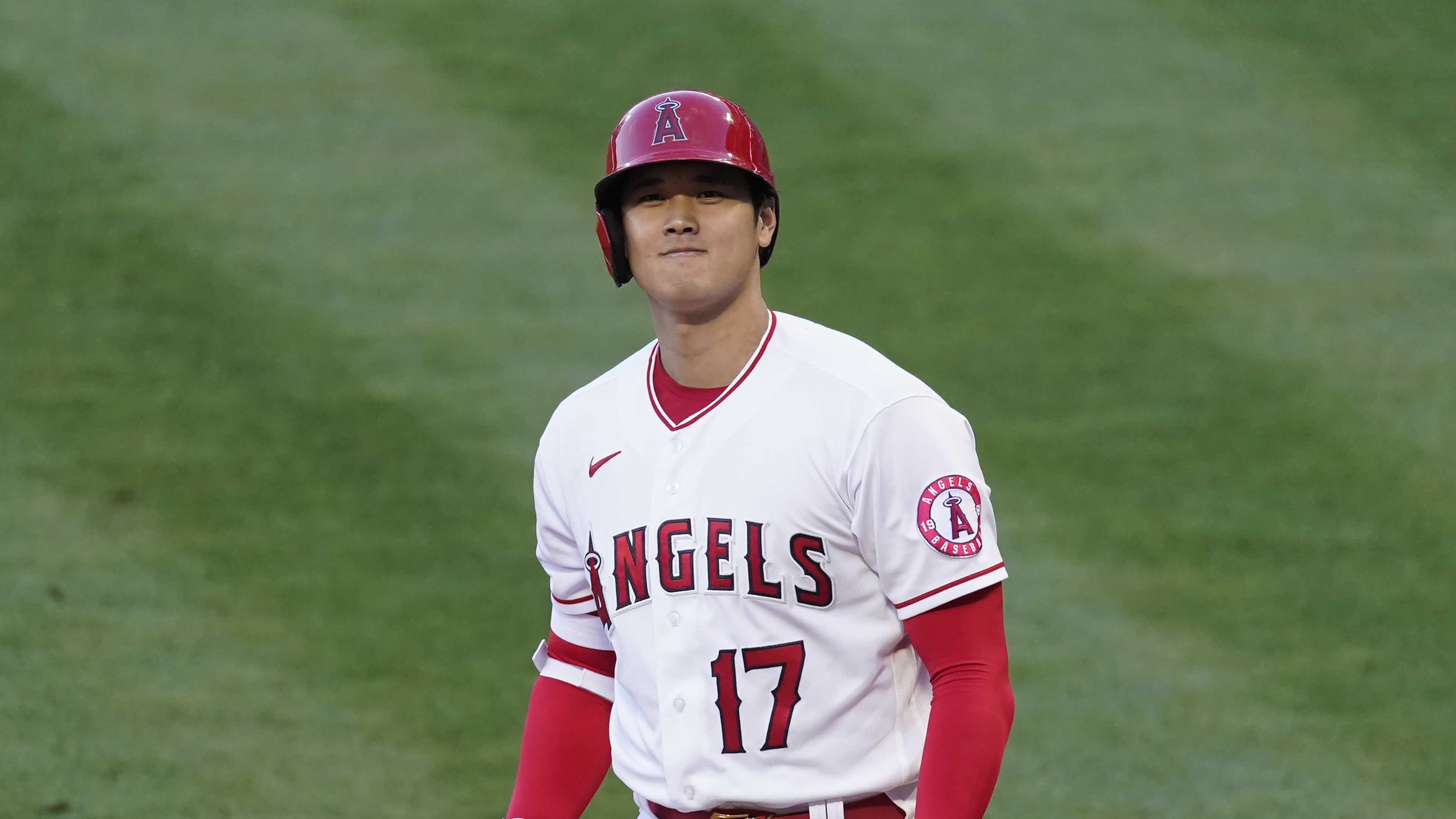 大谷翔平守外野天使要封印他雷射肩