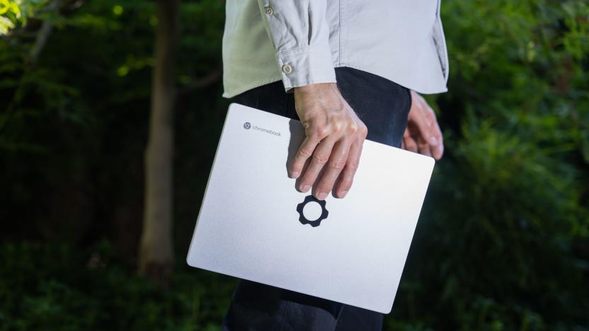 Framework Laptop with Chromebook Branding