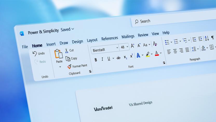 Microsoft Office visual update 2021