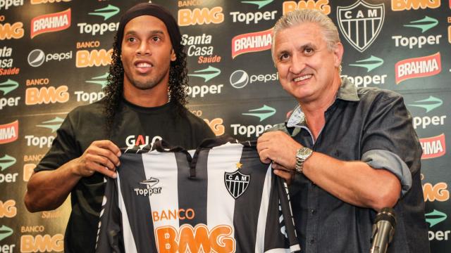 Ronaldinho Eduardo Maluf Atlético-MG Primeiro Treino 04062012