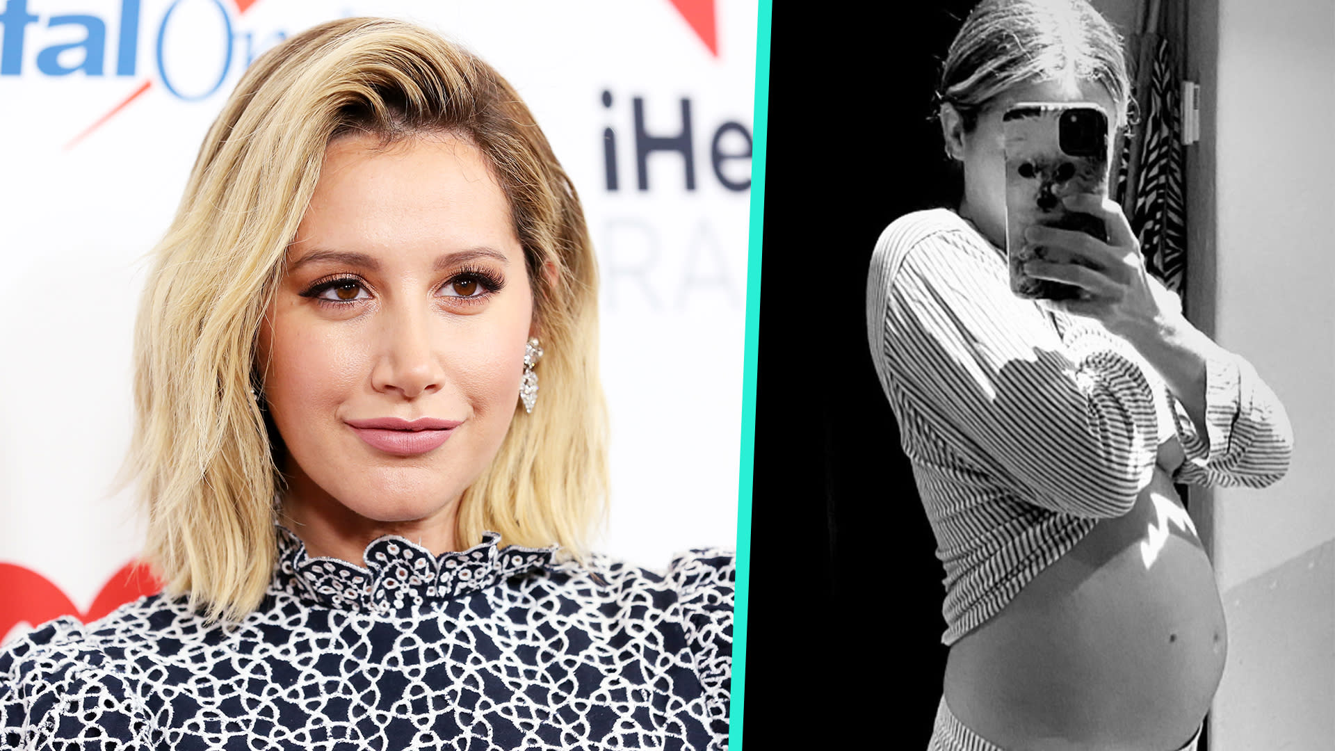 Ashley Tisdale Shows Off Bare Baby Bump At 4 Months ...
