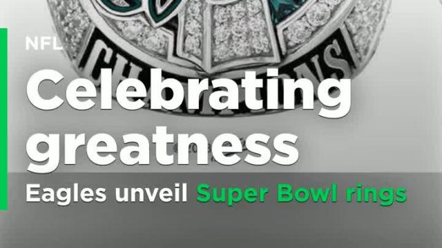 Eagles unveil Super Bowl rings