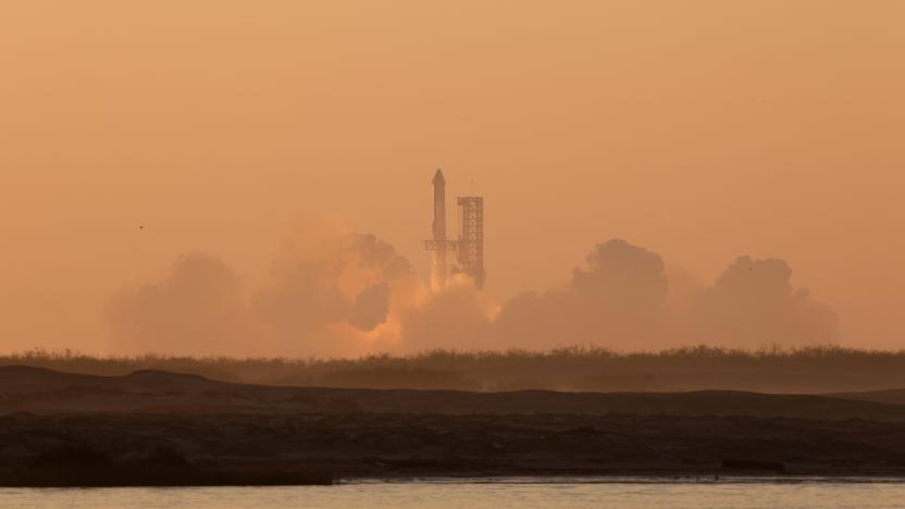 SpaceX's next-generation Starship spacecraft atop its powerful Super Heavy rocket lifts off from the company's Boca Chica launchpad on an uncrewed test flight, near Brownsville, Texas, U.S. November 18, 2023. REUTERS/Joe Skipper