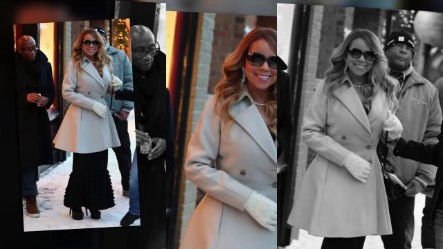 Mariah Carey Wears Heels in the Snow