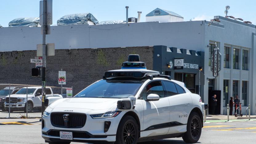 11 May 2023, USA, San Francisco: A self-driving car from Google's sister company Waymo is on the road in San Francisco. Waymo vehicles will first become available this year in the U.S. city of Phoenix with ride service provider Uber. (to dpa: "Robot cabs from Waymo come to Uber platform") Photo: Andrej Sokolow/dpa (Photo by Andrej Sokolow/picture alliance via Getty Images)