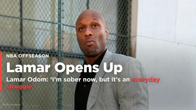 Lamar Odom gets candid: 'I'm sober now, but it's an everyday struggle'