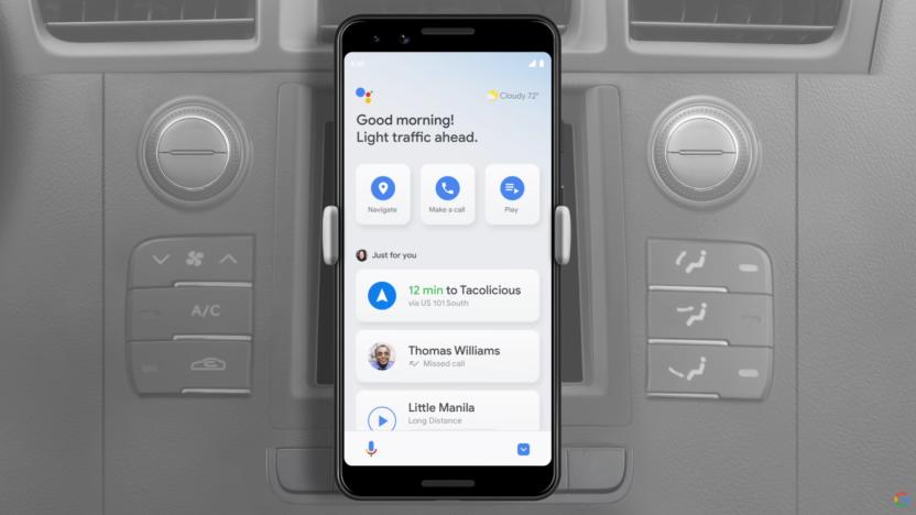 Google Assistant for driving mode