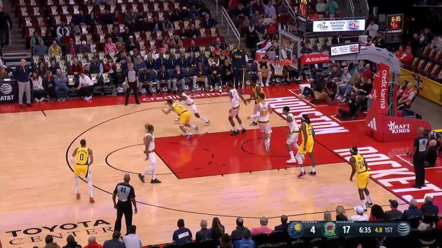 Jalen Green with an assist vs the Indiana Pacers