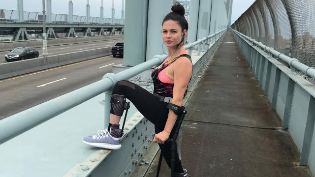 woman jumping off bridge