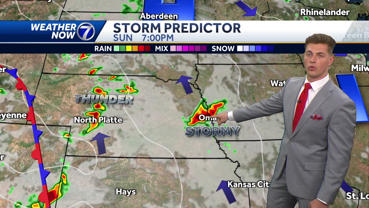 Beautiful on Saturday, watching for storms late Sunday