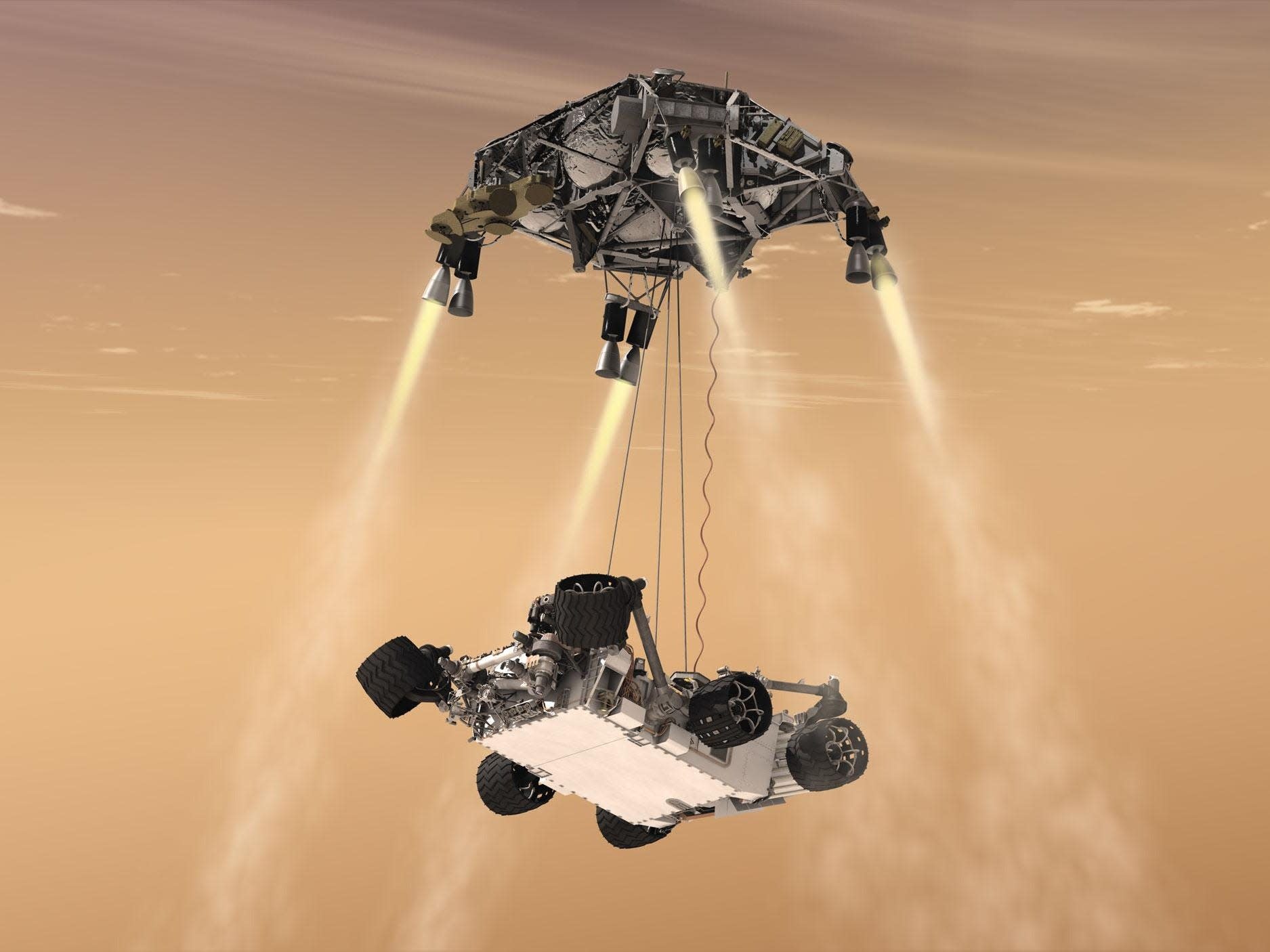 NASA’s Perseverance Rover is about to attempt a supersonic dive to Mars, complete with a jetpack landing