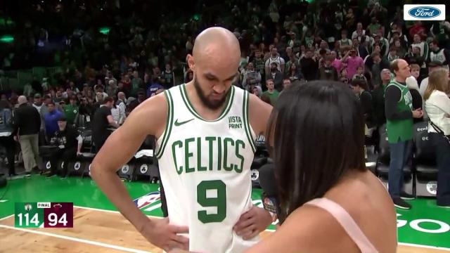 Exclusive with Derrick White after Celtics defeat Heat in Game 1