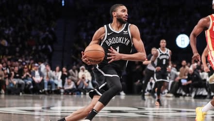 Nets lean on Mikal Bridges' 38 points in 114-102 win over Hawks