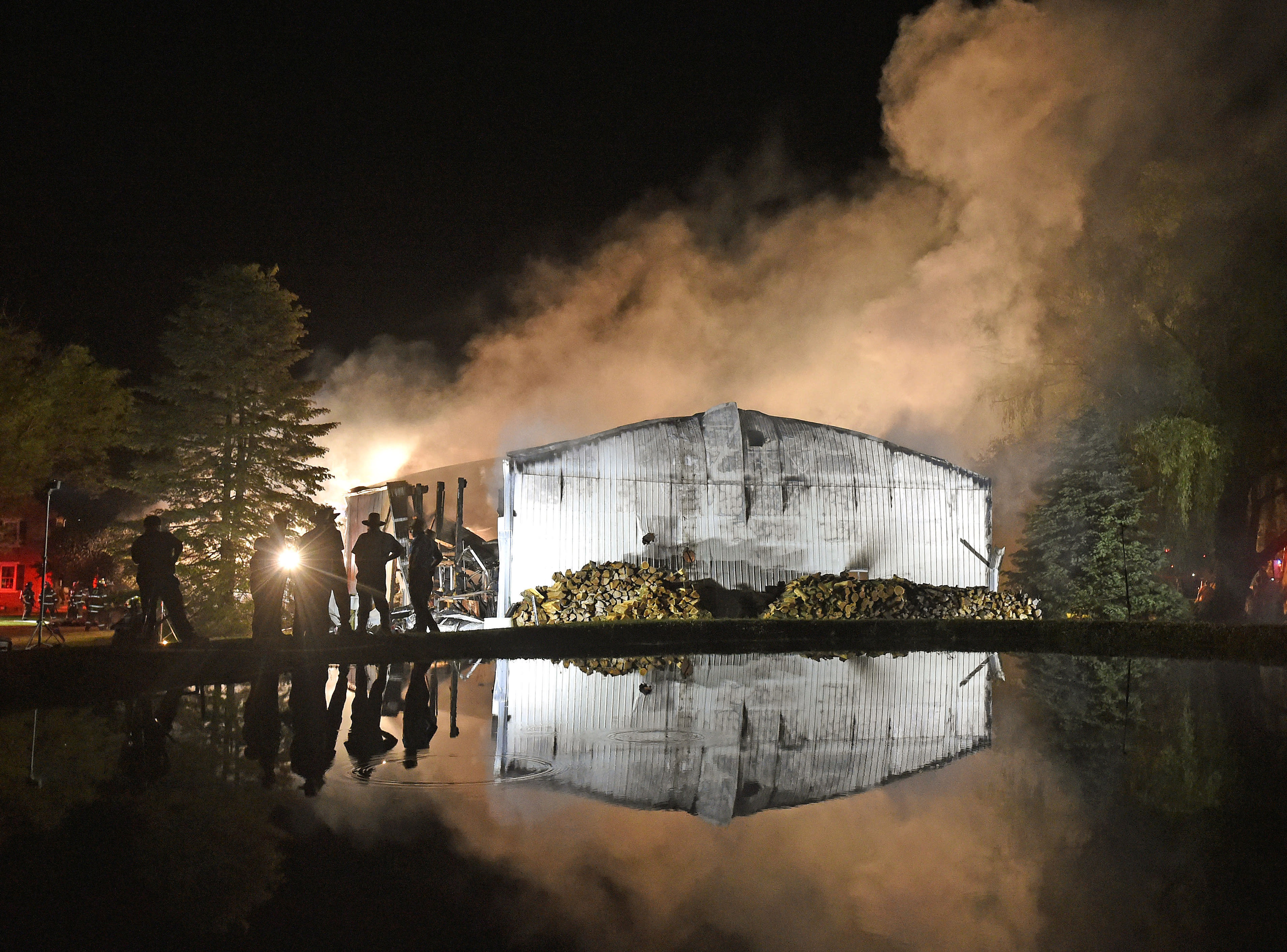 Fire Destroys Barn At Popular Amish Country Produce Stand