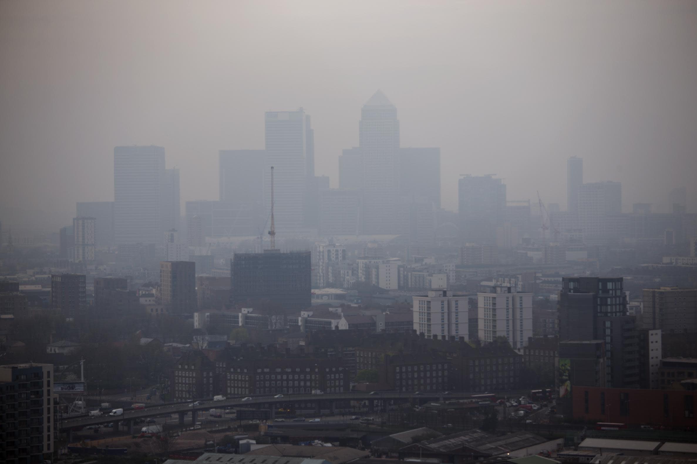 Sahara desert dust brings smog to Britain