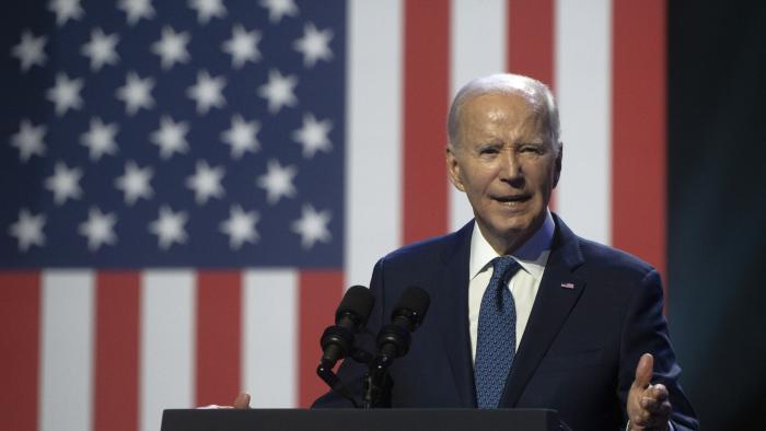TEMPE, ARIZONA - SEPTEMBER 28: US President Joe Biden gives a speech at the Tempe Center for the Arts on September 28, 2023 in Tempe, Arizona. Biden delivered remarks on protecting democracy, honoring the legacy of the late Sen. John McCain (R-AZ), and revealed funding for the McCain Library.(Photo by Rebecca Noble/Getty Images)