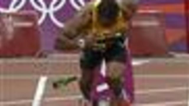 Olympics: Thrown bottle didn't disrupt 100M race