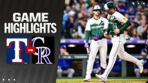 Rangers vs. Rockies Highlights