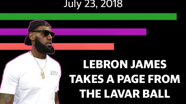 The Rush: LeBron James takes a page from the Lavar Ball playbook