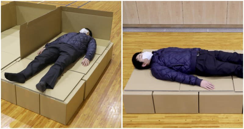 Japan's 'cheapest' cardboard beds can be bought and shipped to adventurous sleep..