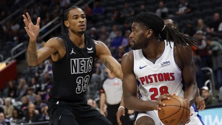 Nets outplayed late in 118-112 loss to Pistons