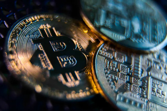 Representation of Bitcoin cryptocurrency is seen in this illustration photo taken in Krakow, Poland on April 27, 2021. (Photo Illustration by Jakub Porzycki/NurPhoto via Getty Images)