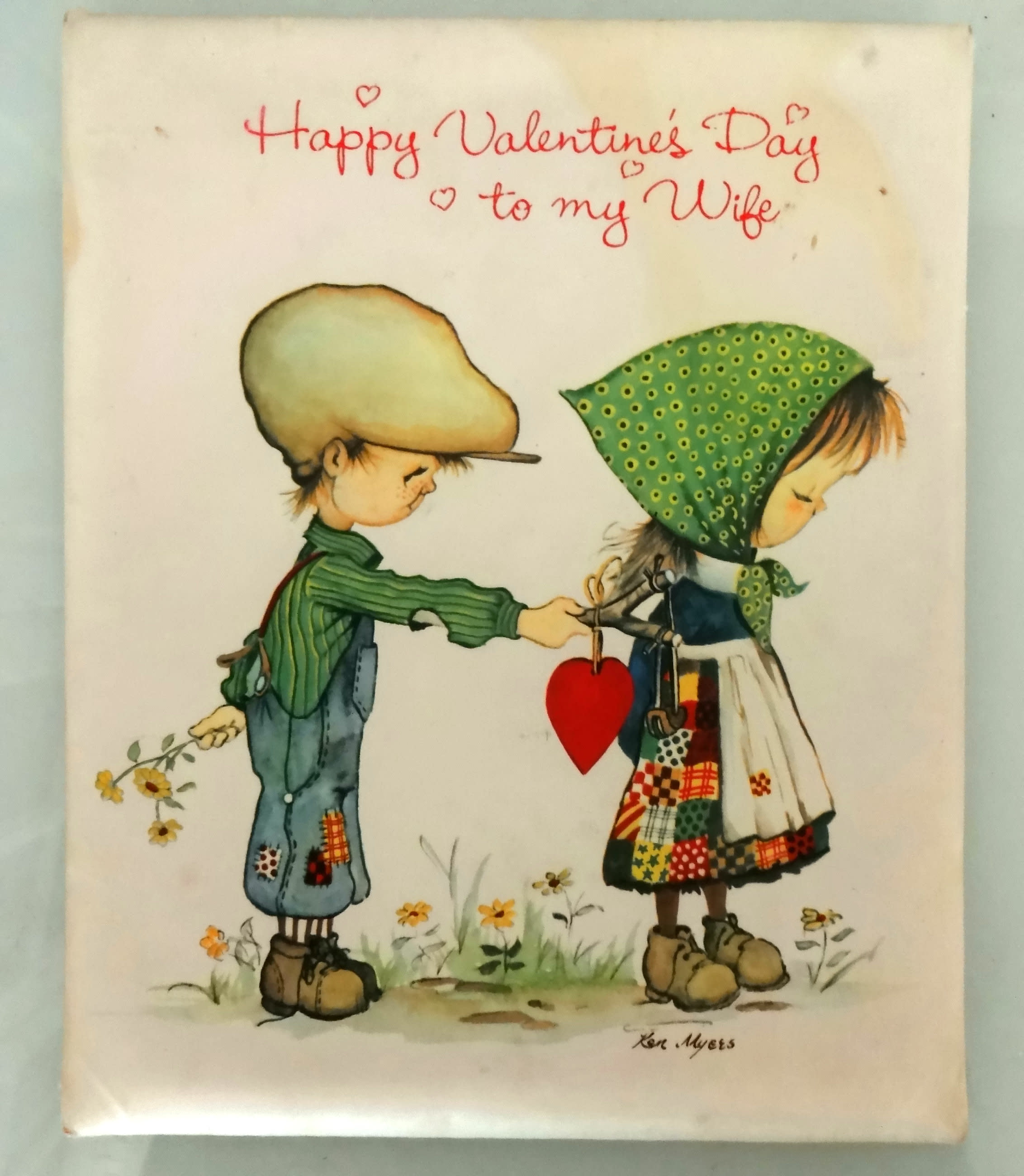 Husband sends wife same Valentine's card for 39 years2264 x 2600