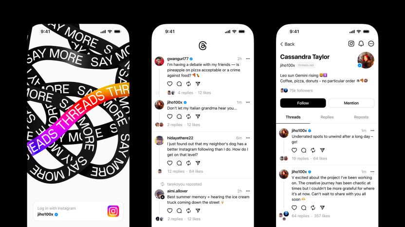 Instagram's Threads app is live.