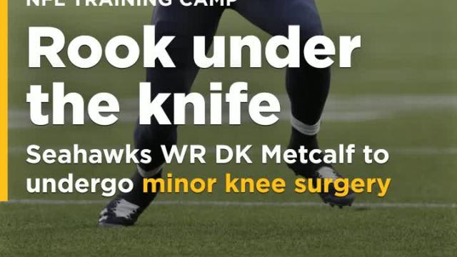 Combine star DK Metcalf to undergo minor knee surgery