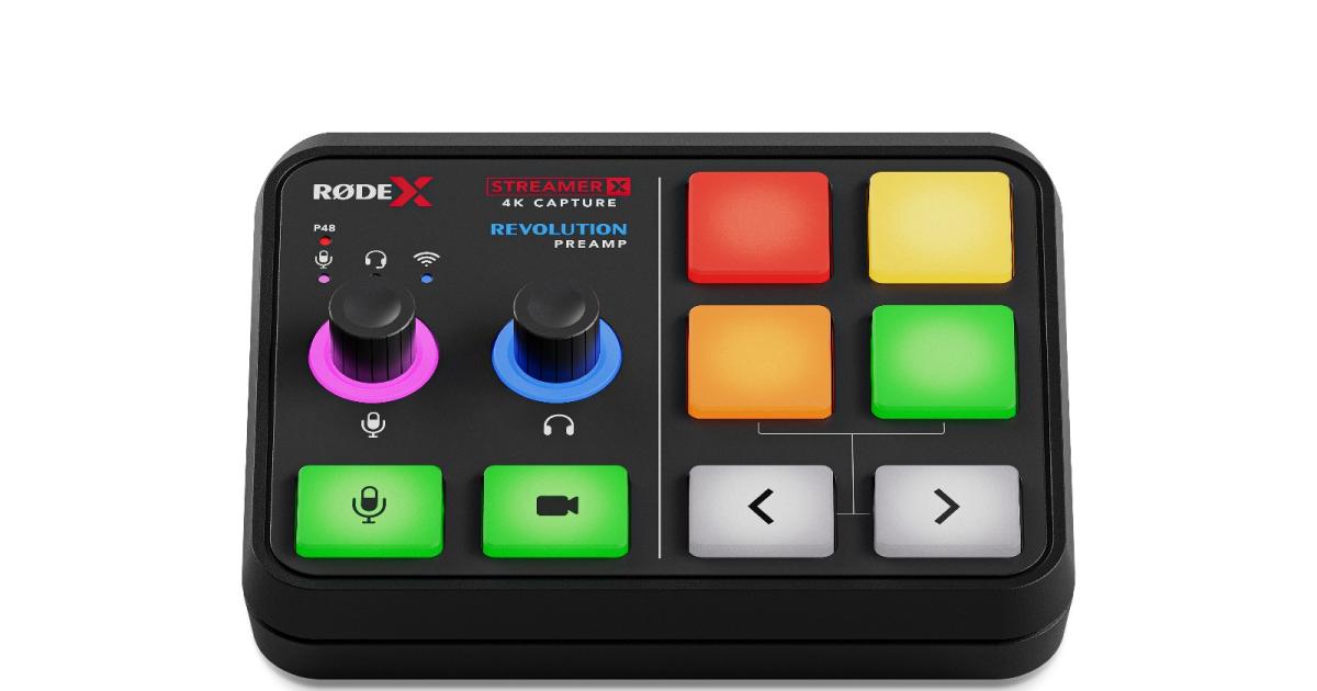 Rodes Streamer X kombiniert ein Audio-Interface mit einer externen Capture-Karte