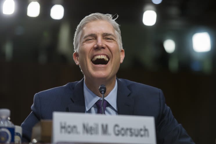 Neil Gorsuch stumped by viral ‘horse-sized duck’ question during confirmation hearing