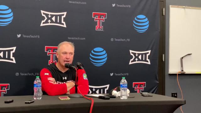 Texas Tech coach Joey McGuire discusses the Red Raiders-Texas rivalry going forward.