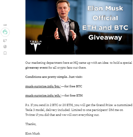 elon musk giveaway eth